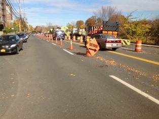 Daytime detour and lane closure managed by Steadman Parking Services